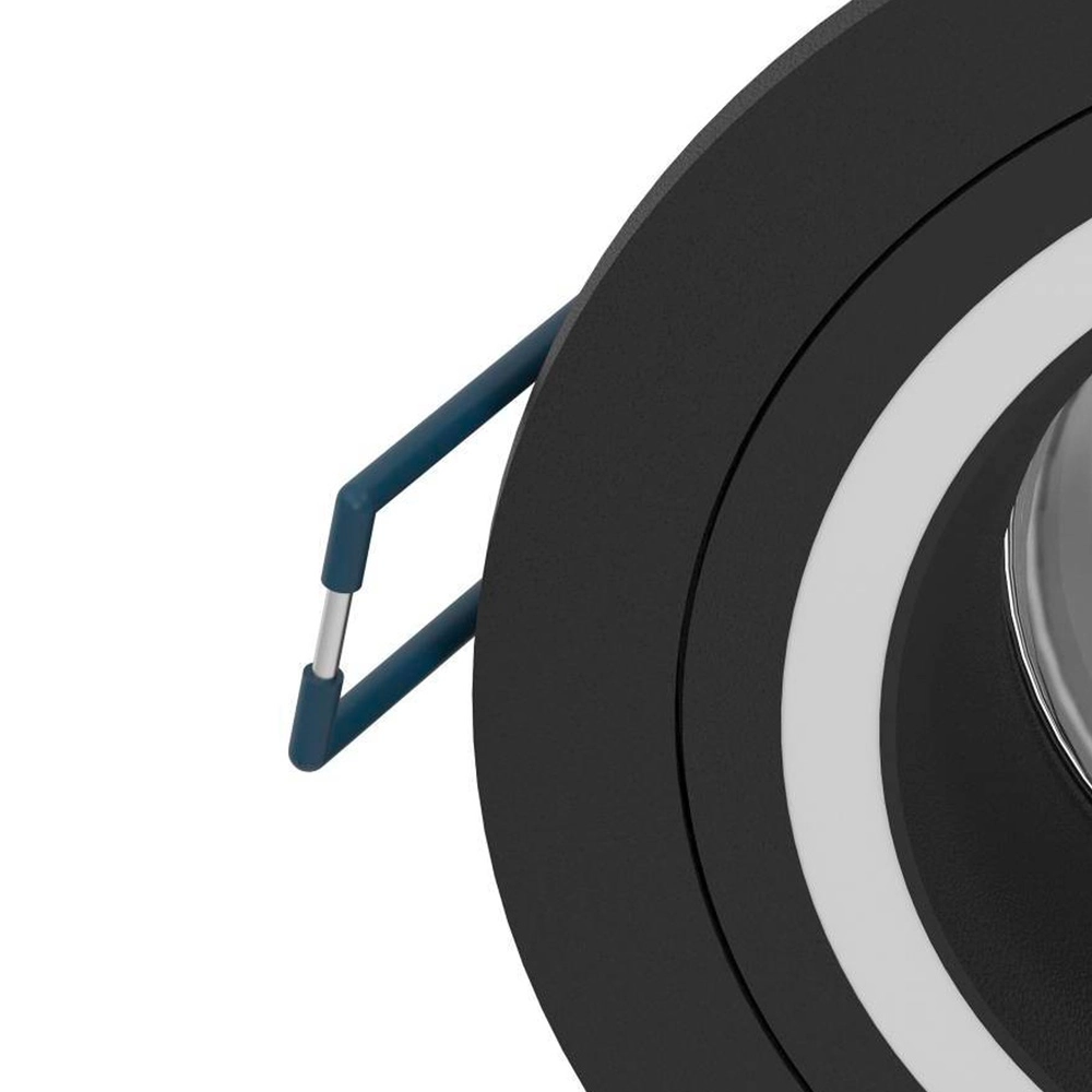 Zigbee recessed spot Carosso-Z black - round Eglo 9008606259809