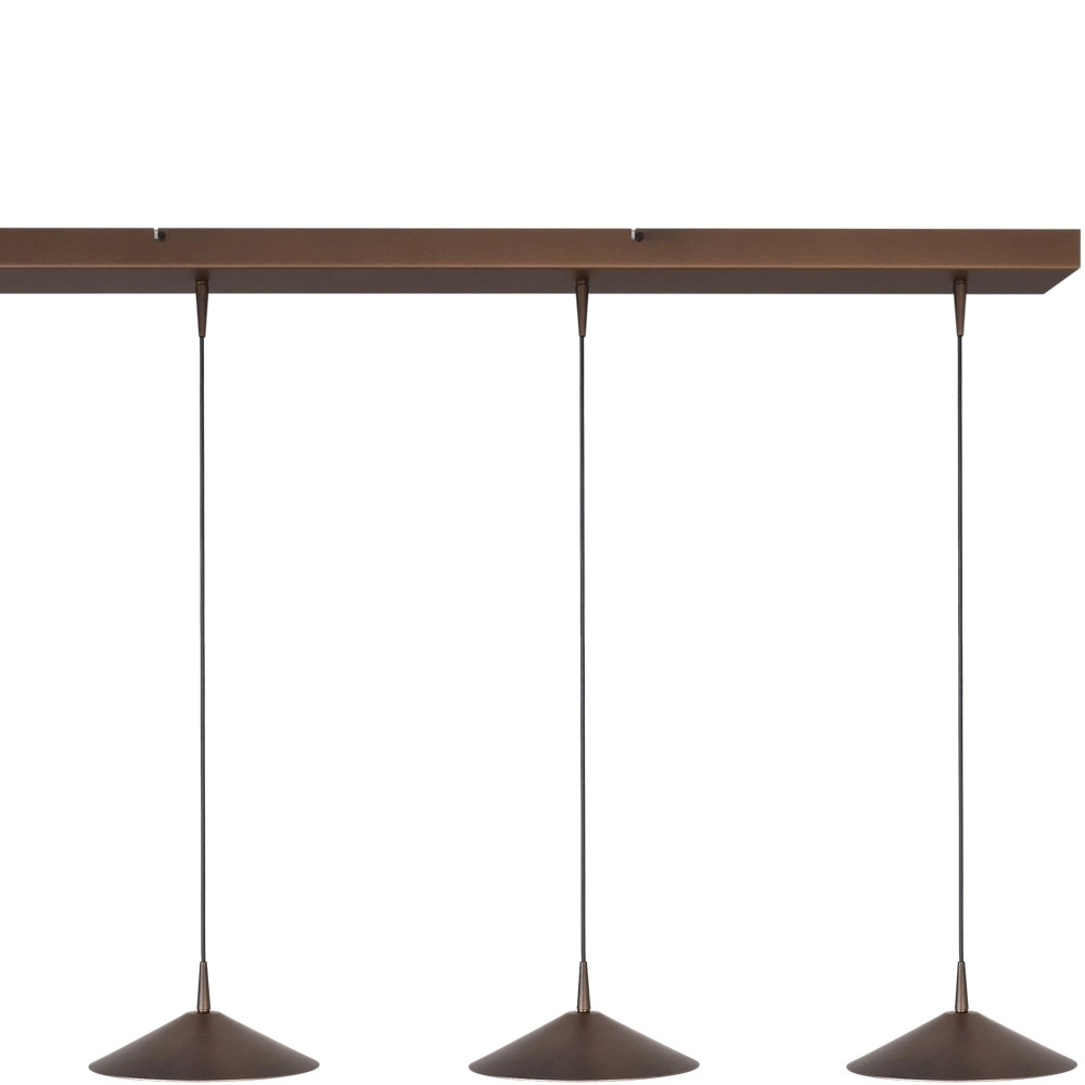4-light pendant lamp Ceppo cocoa brown Ø 22cm Masterlight 8718121358505