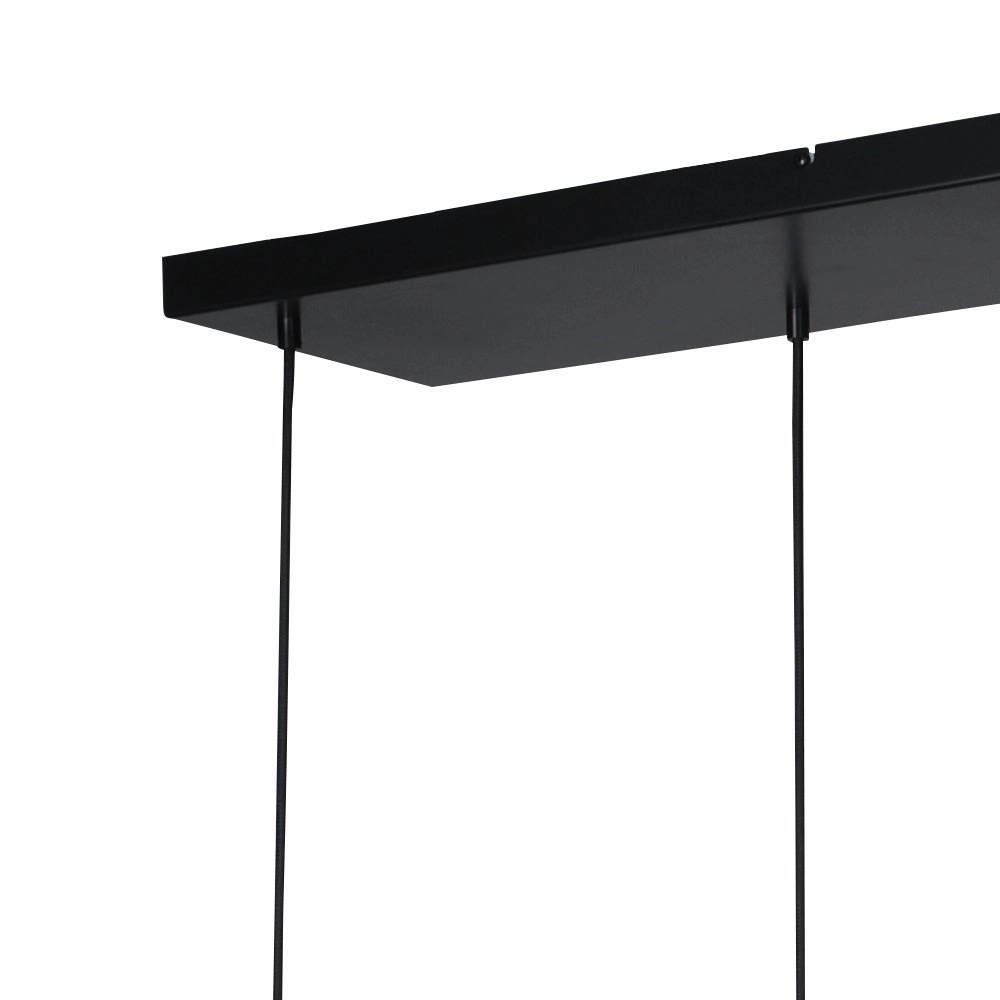Black hanging lamp with gold Bounty 6-light cylindrical glass Masterlight 8718121247908