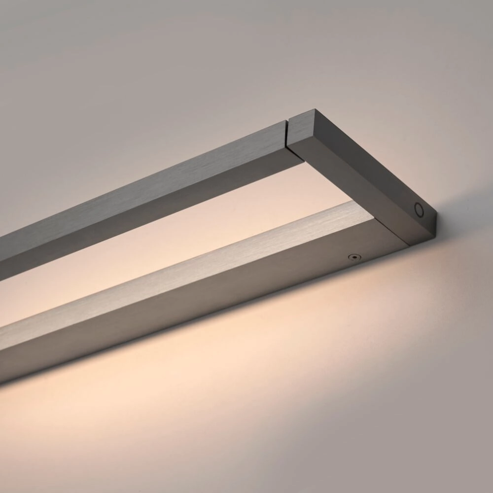 Sleek wall lamp Pure Puro gray 50cm Paul Neuhaus 4012248384206