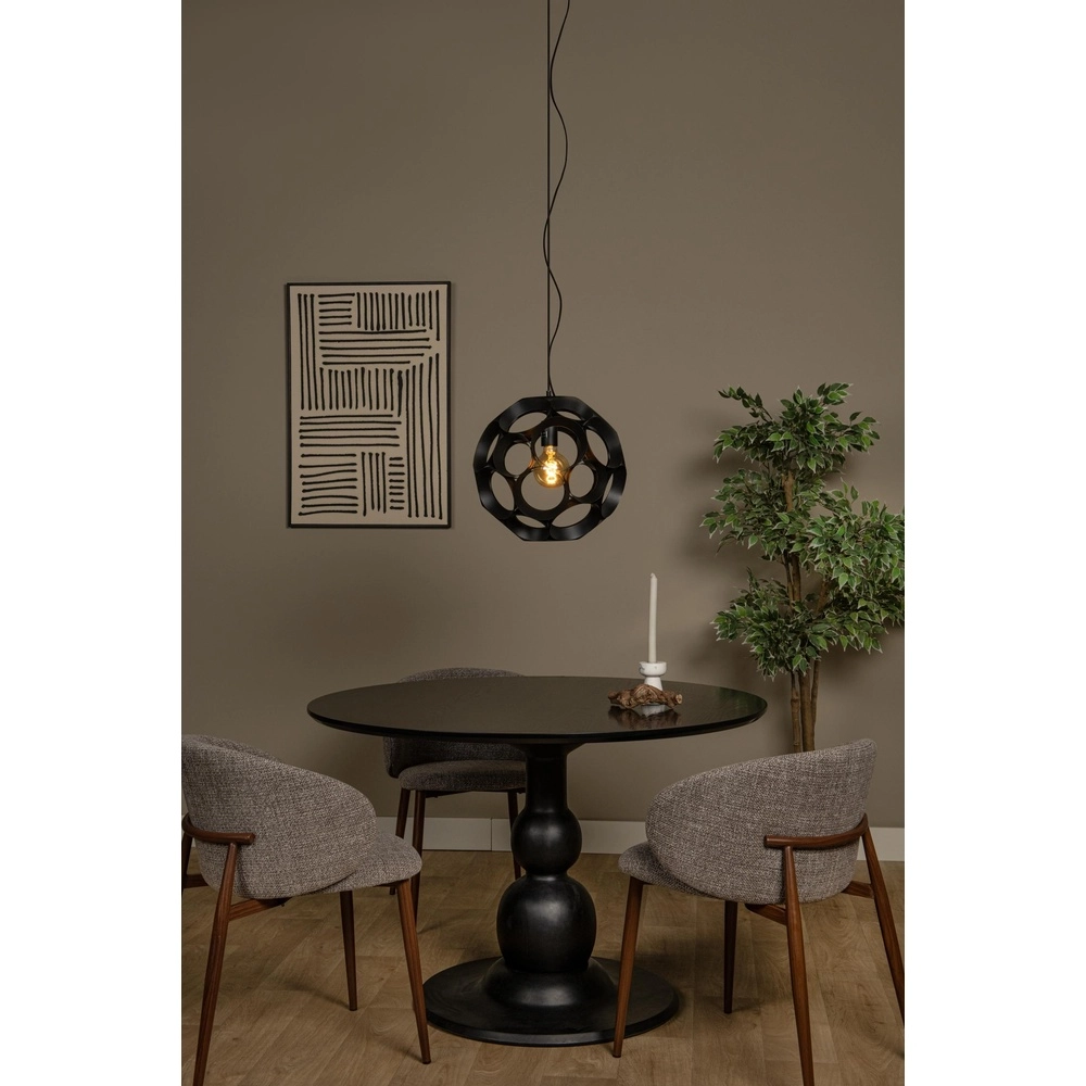 Unique pendant lamp Hannelore Ø 40cm black Lucide 5411212106247