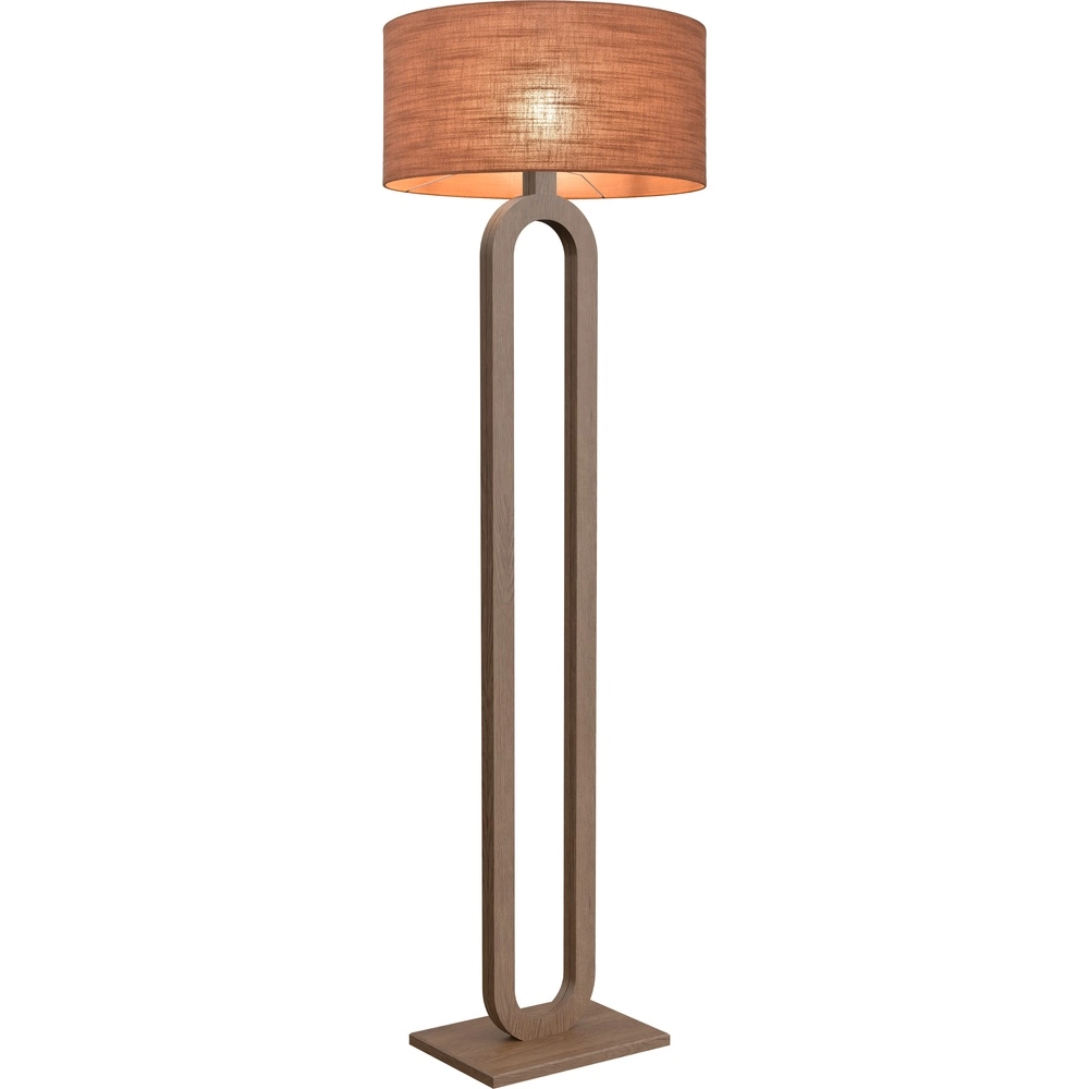 Floor lamp Sino Loop dark wood