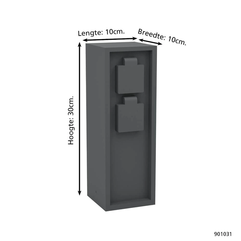 Socket Park 5 anthracite Eglo 9008606297818