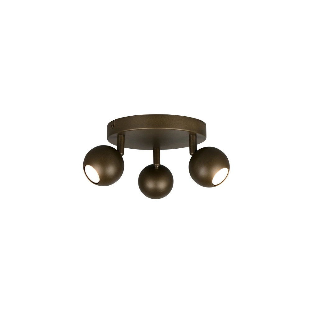 Surface-mounted spot Enaro 3-light platinum