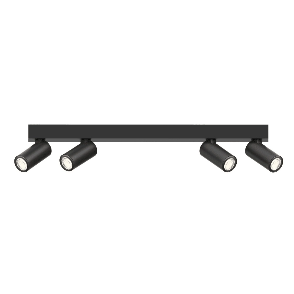 4-light surface-mounted spot Tevo Mini Black