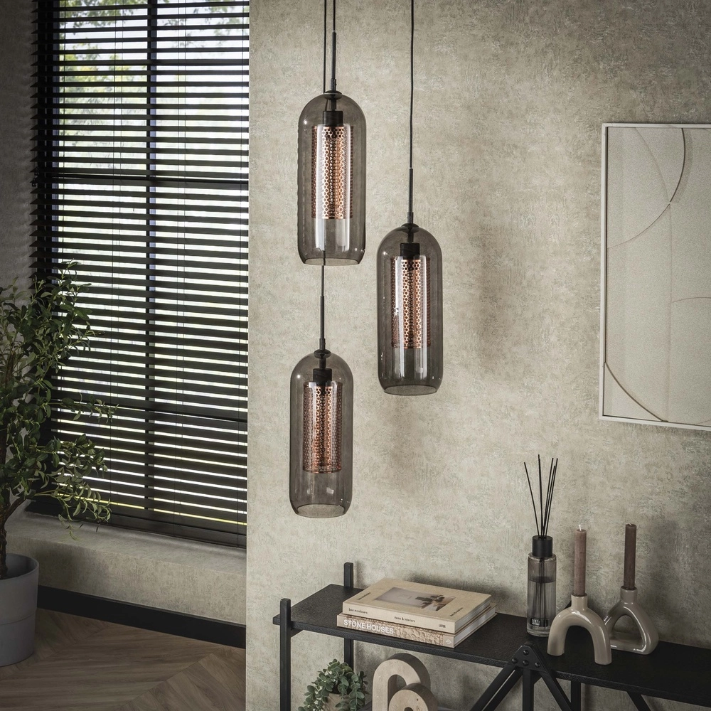 Coffee table pendant lamp Smoke Ø 35cm Lyora 8716803512122