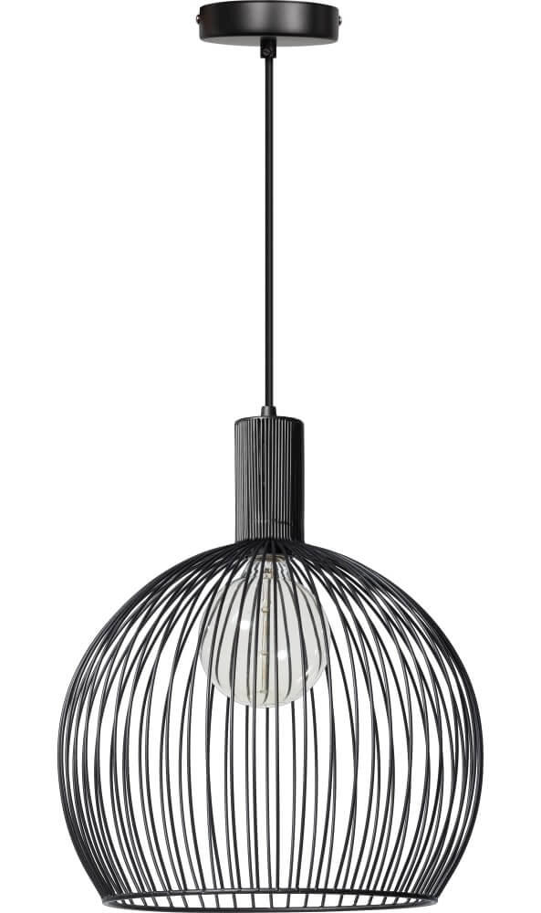Black pendant lamp Wire Ø 40cm ETH 8719075184509