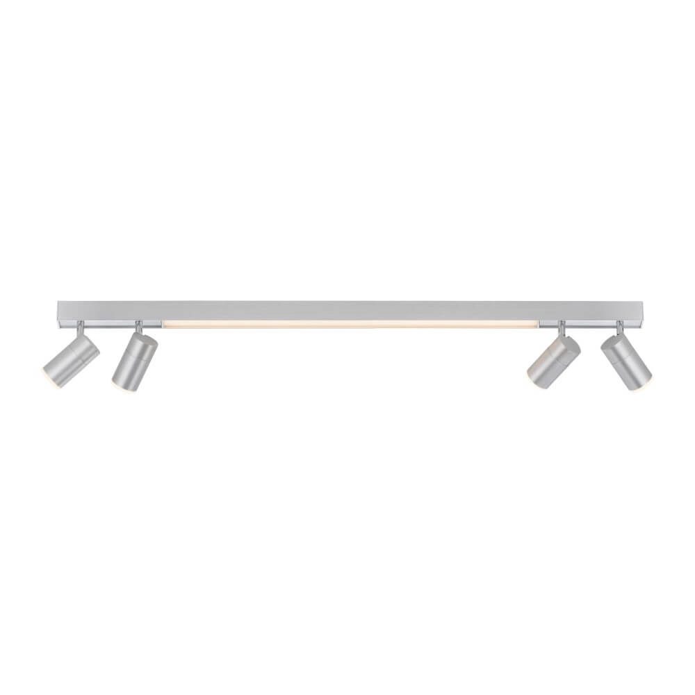 Sleek ceiling lamp Pure Lines Spot aluminum Paul Neuhaus 4012248366370