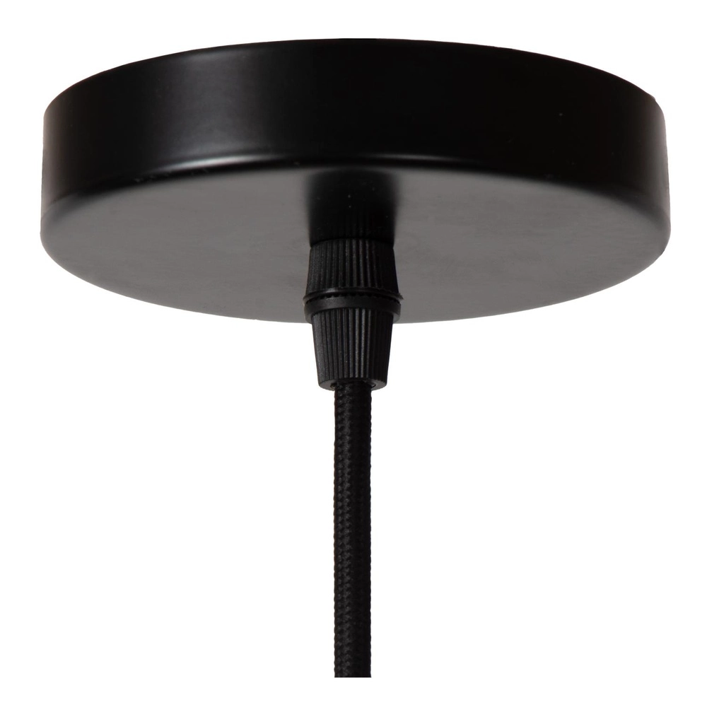 Design pendant lamp Bina single Ø 25cm white Lucide 5411212135100