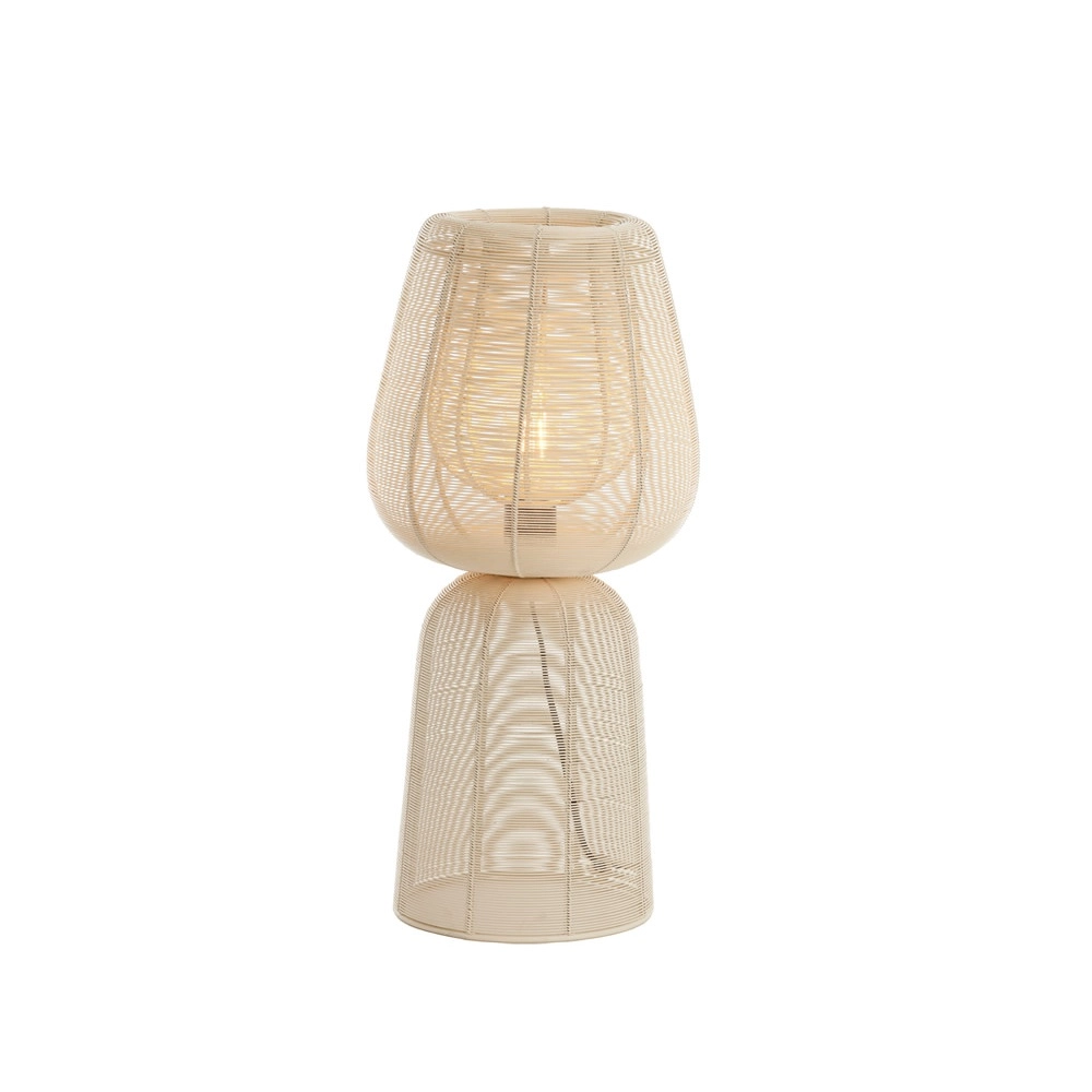 Table lamp Aboso white Ø 24cm Light & Living 8717807701598