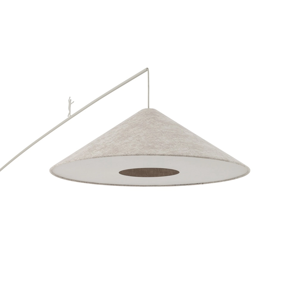 Floor lamp Poise sand brown Ø 72cm Lyora 5903139116862