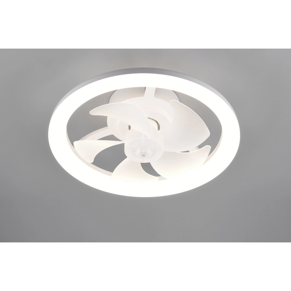 Design ceiling fan Pajala white Ø 40cm Trio 4017807688207