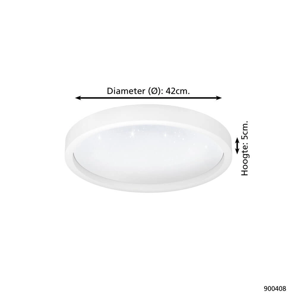 Ceiling lamp Zigbee Montemorelos-Z Ø 42cm white Eglo 9008606243815