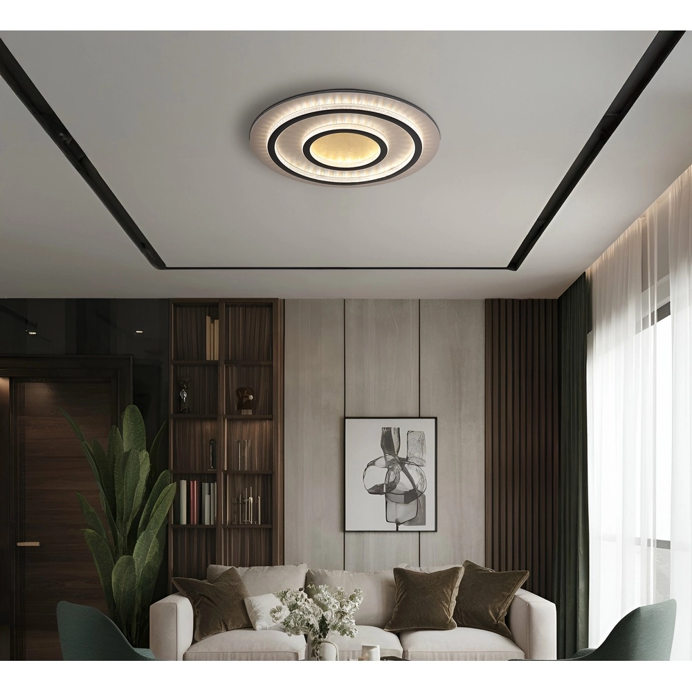 Ceiling lamp Jayden black Ø 55cm Globo 9007371533848