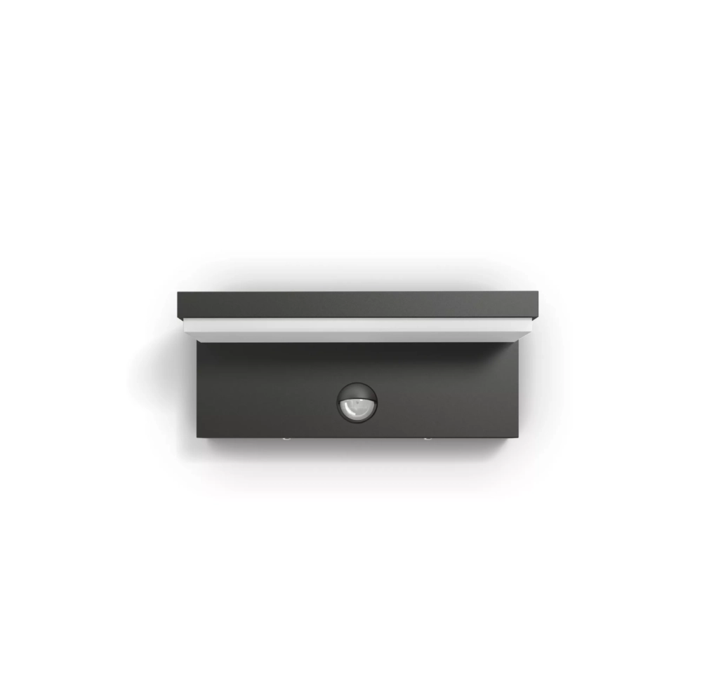 Buitenlamp met sensor Bustan design antraciet
