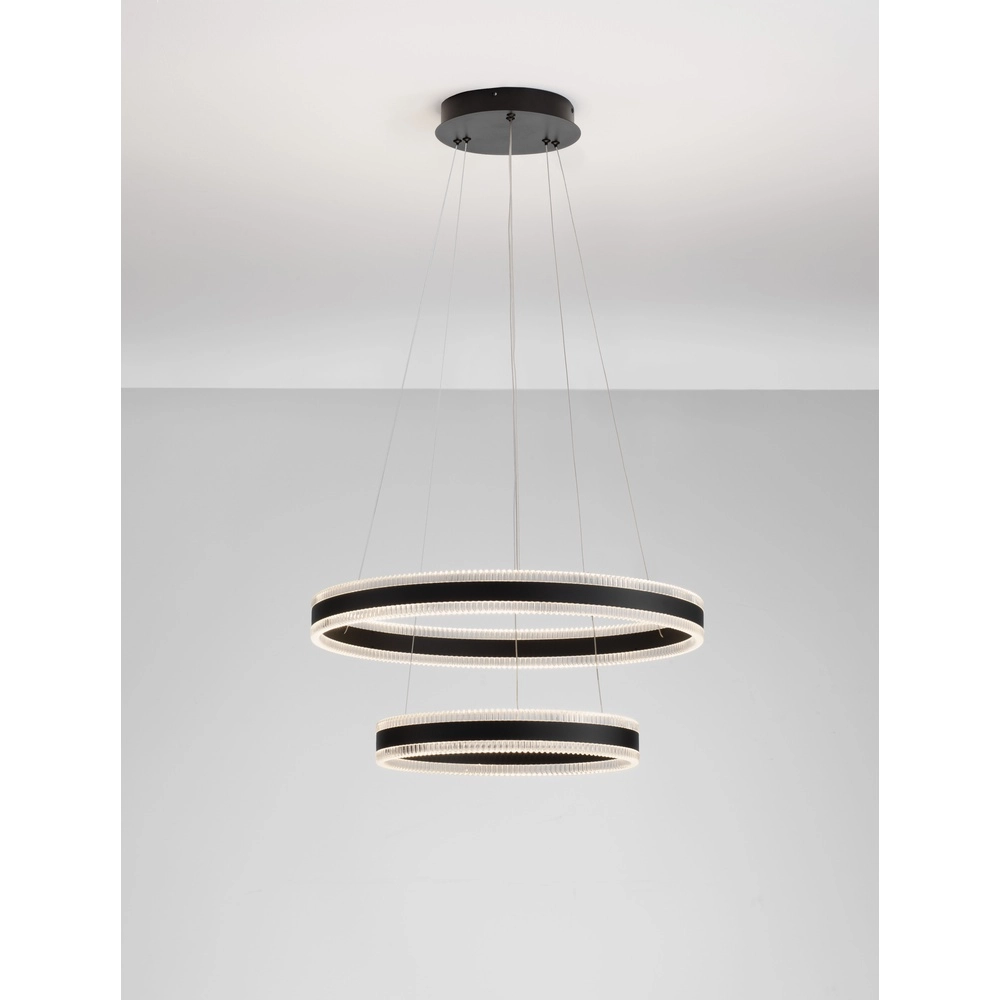 Design pendant lamp Alaro Black Double Lyora 5212017459633
