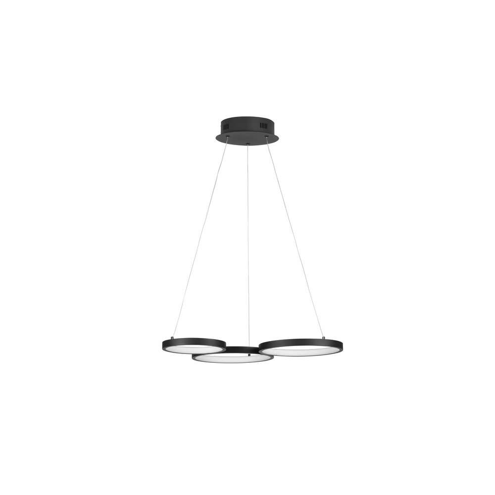 Modern pendant lamp Magnus black 55cm Lyora 5212017433169