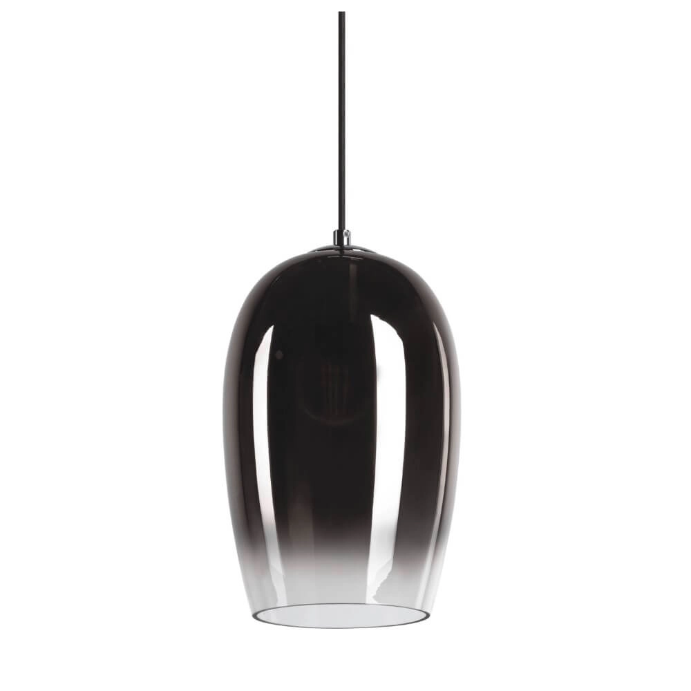 Glass pendant lamp Pantilo smoke glass - Ø 18cm SLV 4024163266420