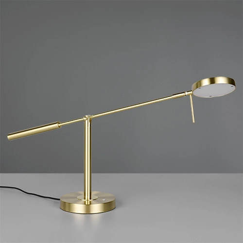 Desk lamp Monza brass Trio 4017807693294