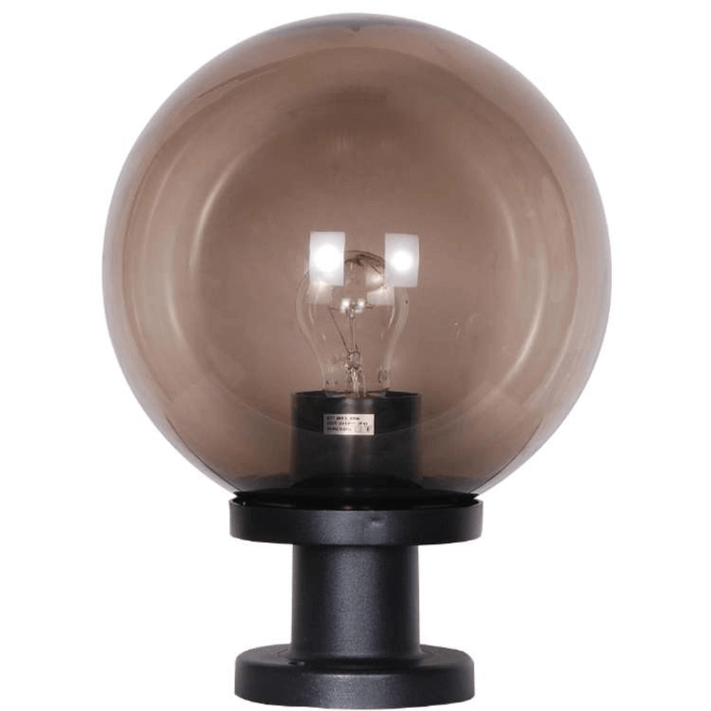 Bulb lamp Bolano 33cm. pedestal smoke