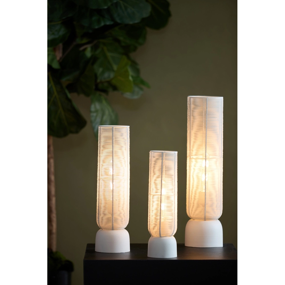 Table lamp Lezuza Ø 13.5cm white Light & Living 8717807744861