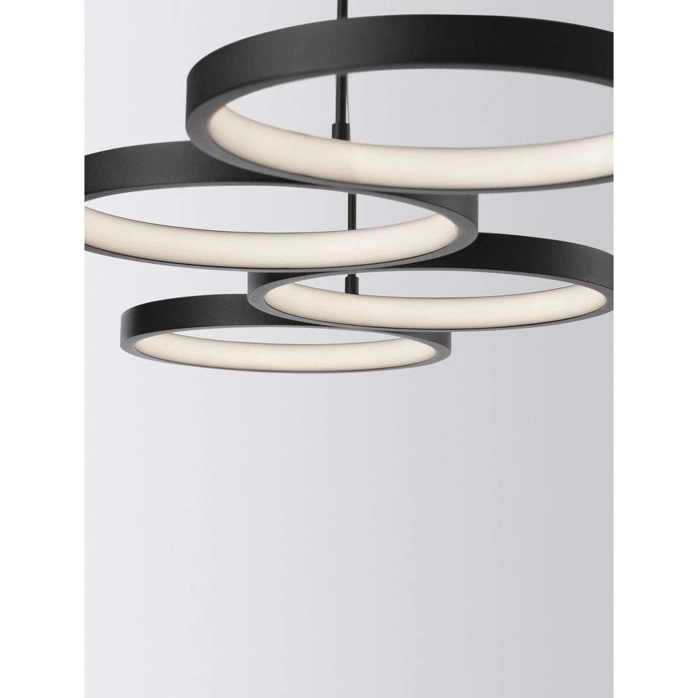 Modern pendant lamp Magnus black 84cm Lyora 5212017433183