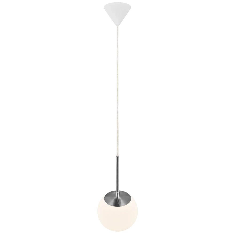 Glass pendant lamp Cafe white Ø 15cm Nordlux 5701581101012
