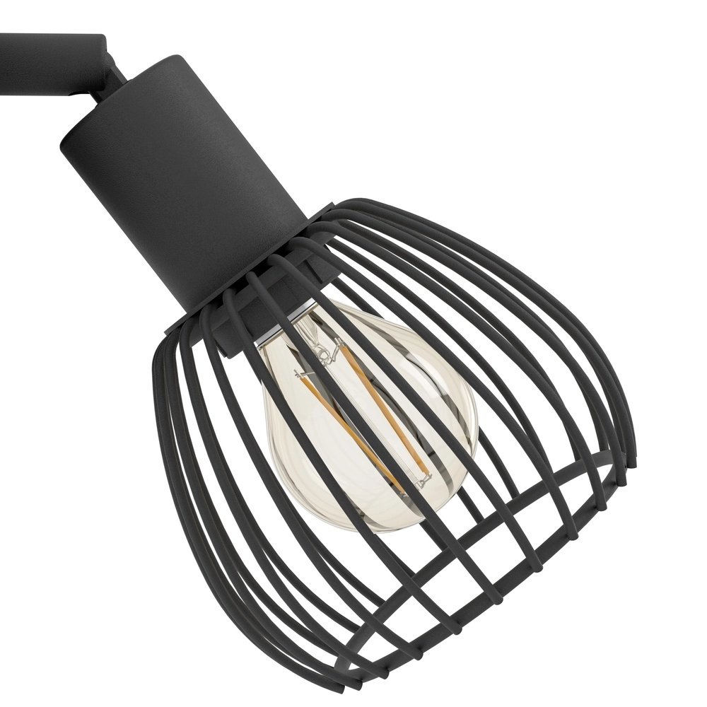 Wire lamp spotlight Sonnino black - E14 Eglo 9008606306022