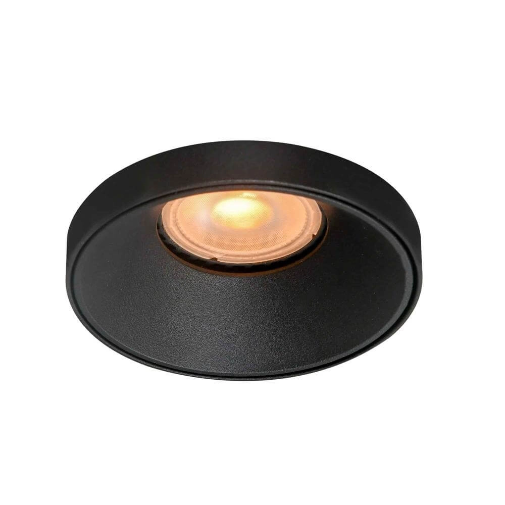 Round recessed spotlight Malmo black