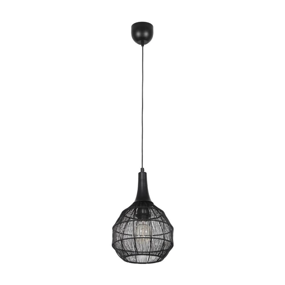 Round pendant lamp Soraya Ø 26cm - black Trio 4017807617474