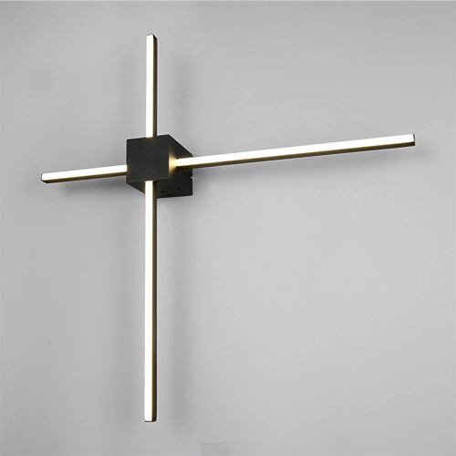 Modern wall lamp Cassino black 67.5cm Trio 4017807683202