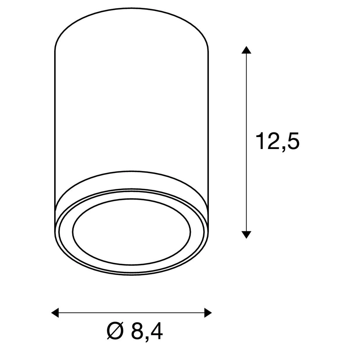 Ceiling spot Enola Round S SLV 4024163235839