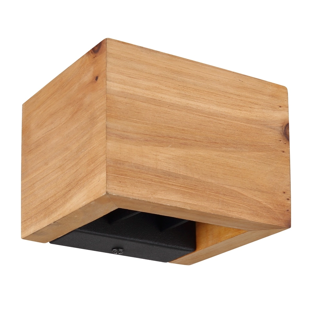Wooden wall lamp Alina up & down Globo 9007371442591