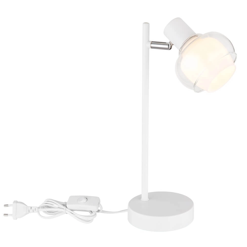 White table lamp Tokki ankle Globo 9007371458042