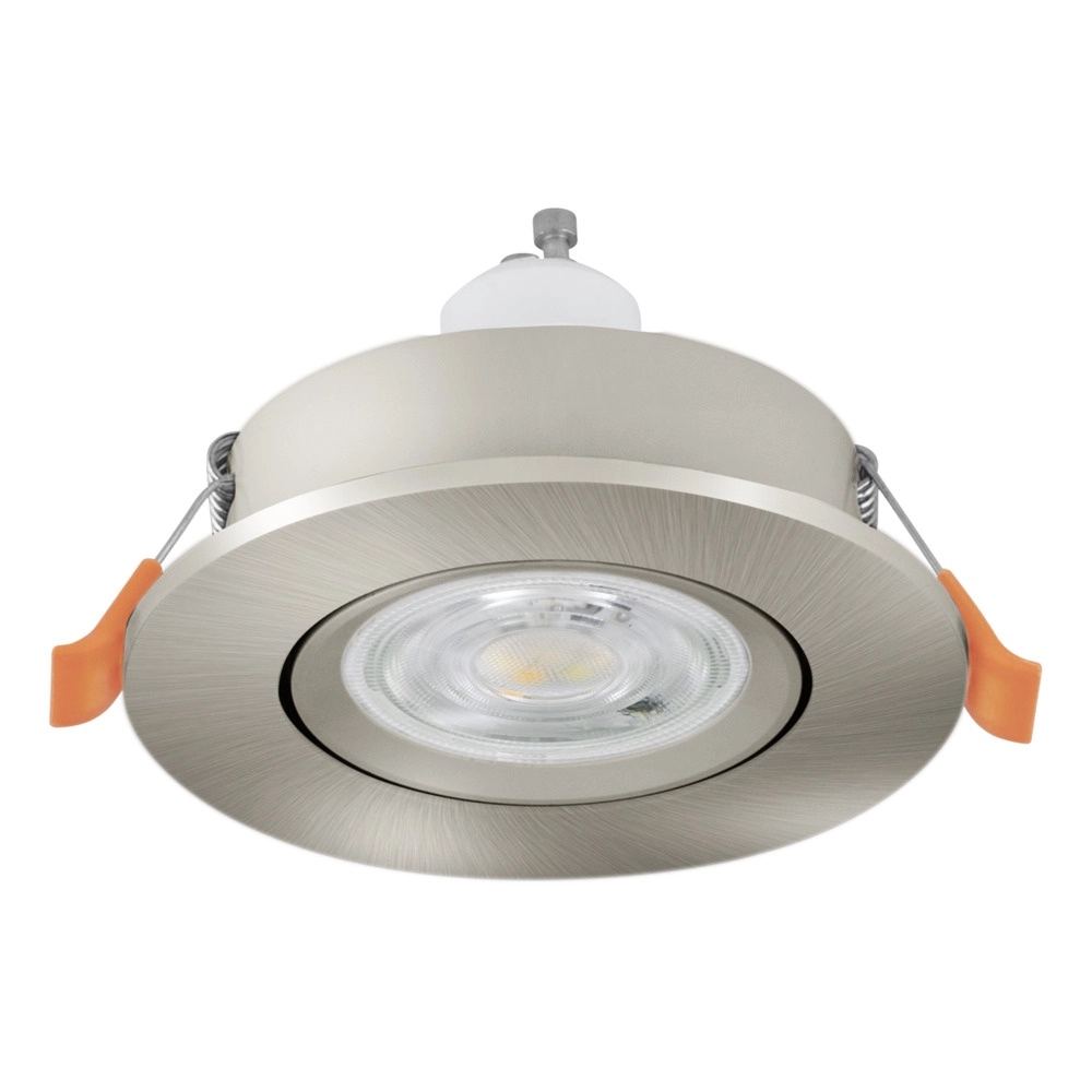 Recessed spotlight Barranco nickel Ø 9cm - 4.5W - 3000K