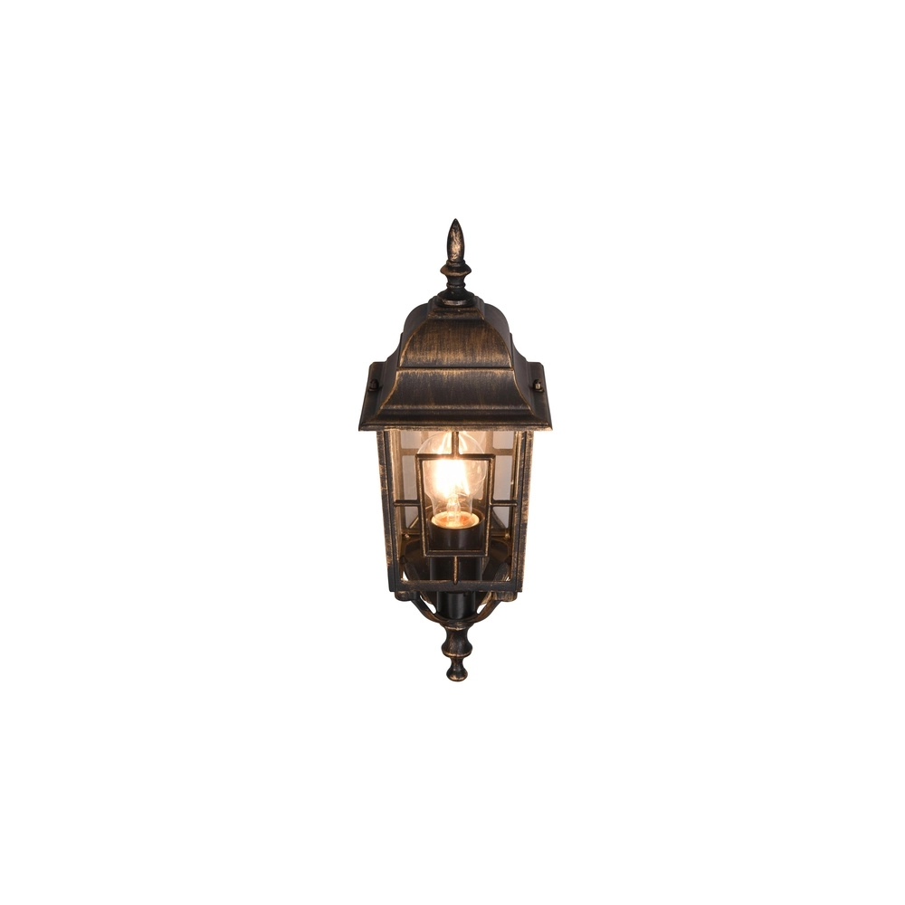 Classic wall lamp Volturno antique brown Trio 4017807543575