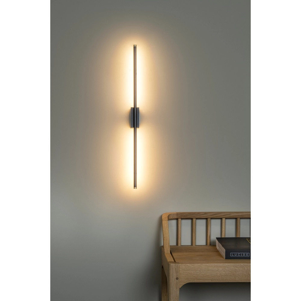 Wall lamp Marnik 59cm black Premium by Lucide 5411212421166