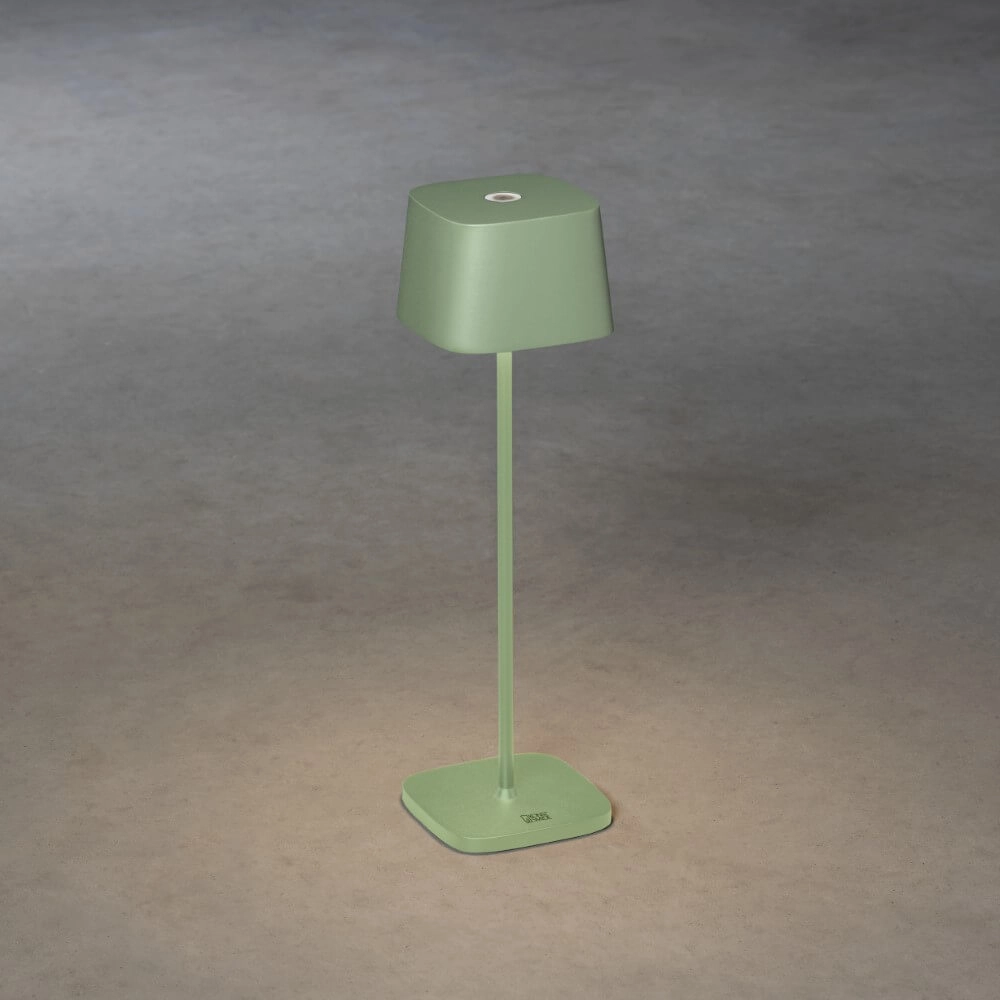 Wireless table lamp Capri green KonstSmide 7318307814637