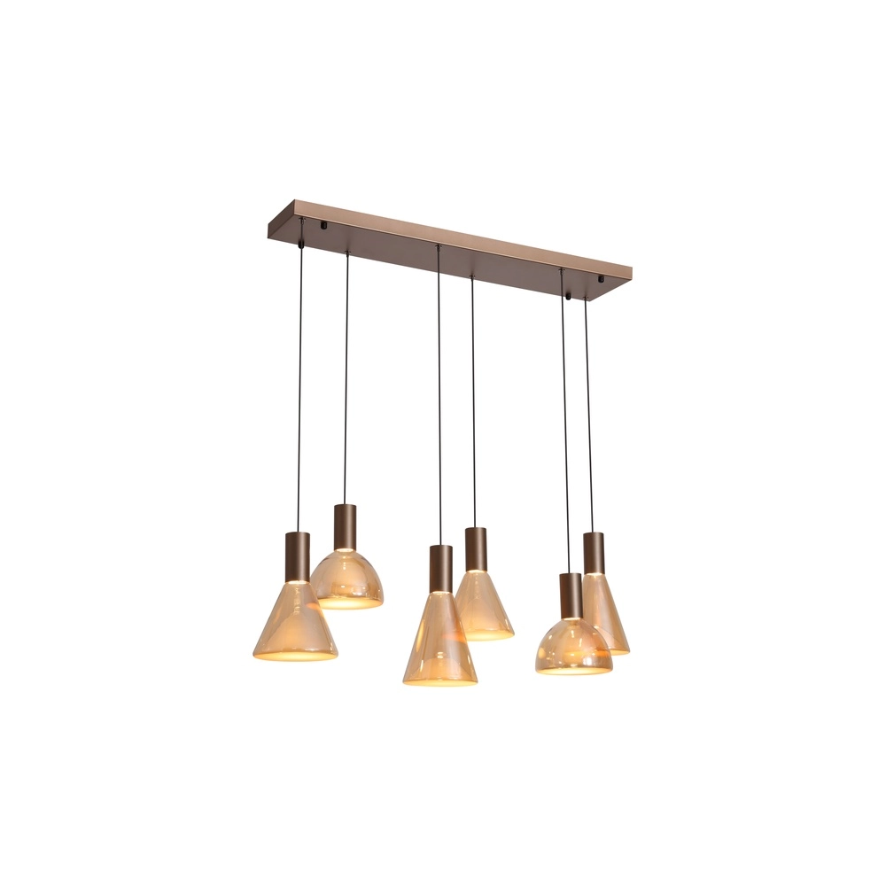 Pendant lamp Cannes 6-light
