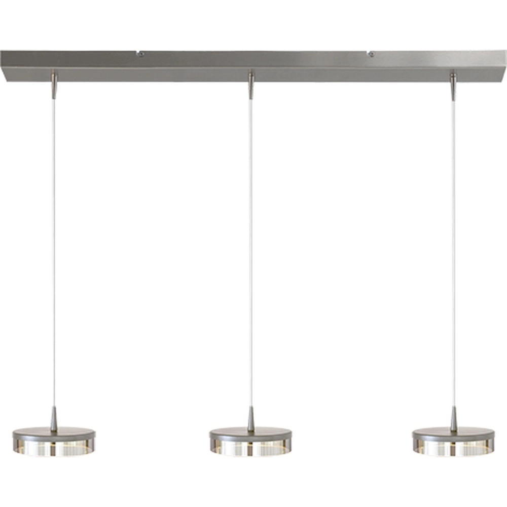 3-light pendant lamp Imperia 100cm nickel