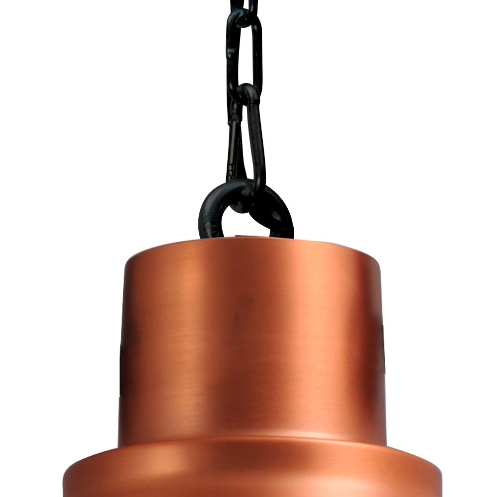 Pendant lamp Industria 27 red copper with black Masterlight 8718121237237