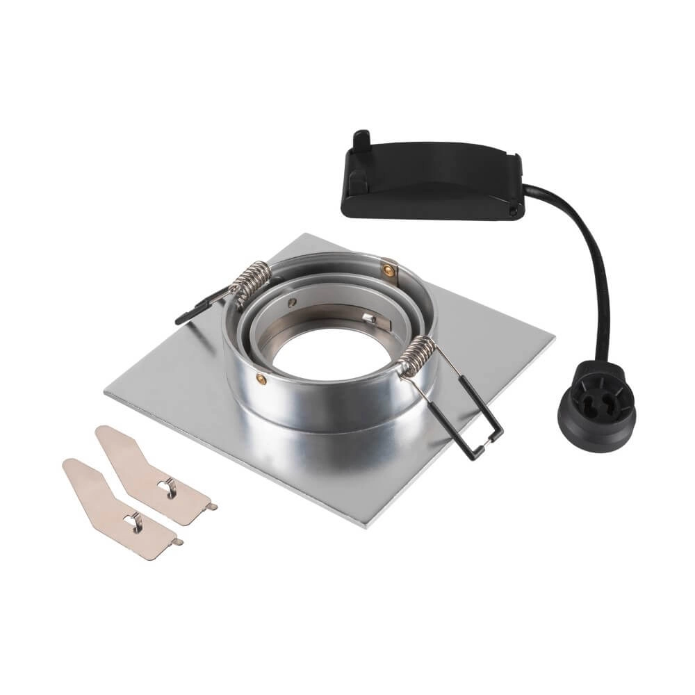 Recessed spotlight New Tria 75 XL square - aluminium - GU10 SLV 4024163280525