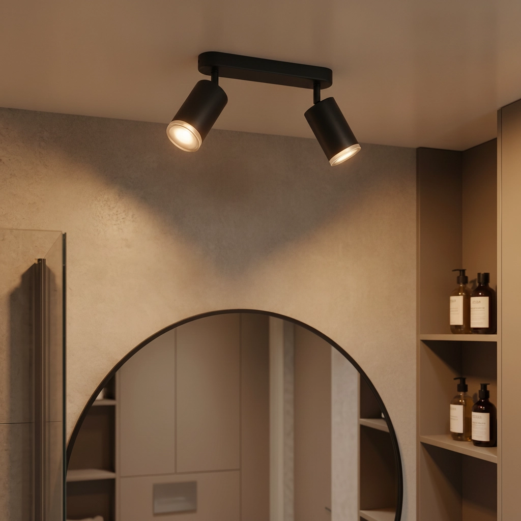 Surface-mounted spot Mao 2-light black