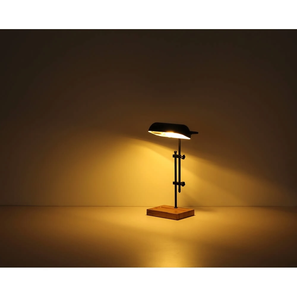 Desk lamp Marid wood with black Globo 9007371474103