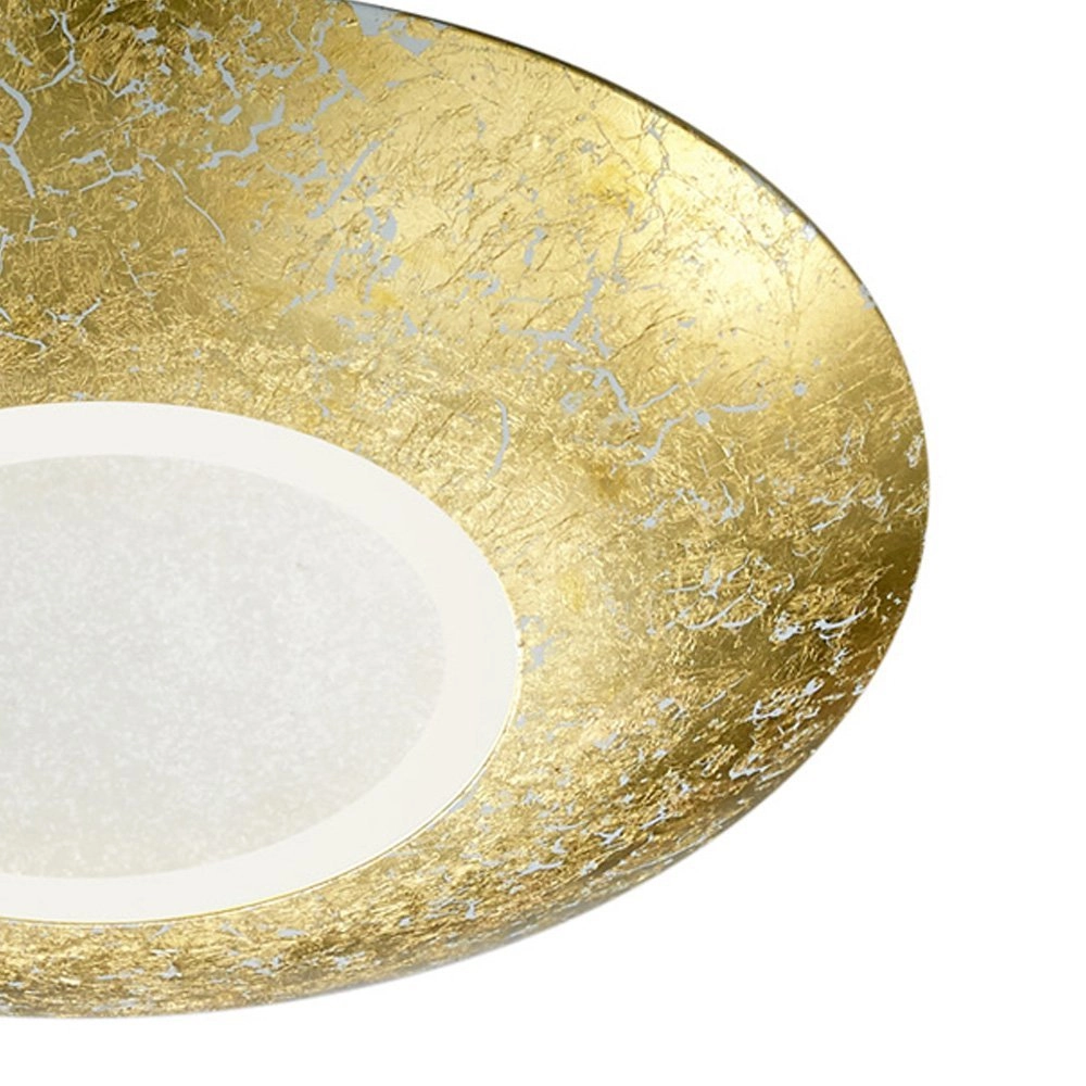 LED flush ceiling light Chiros old gold Trio 4017807337051