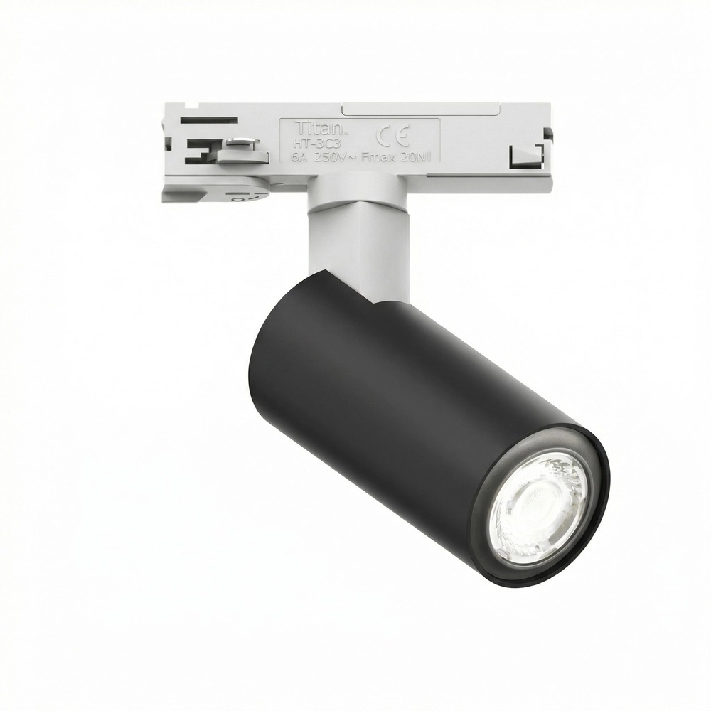 1-phase track spot Tevo Mini white with black