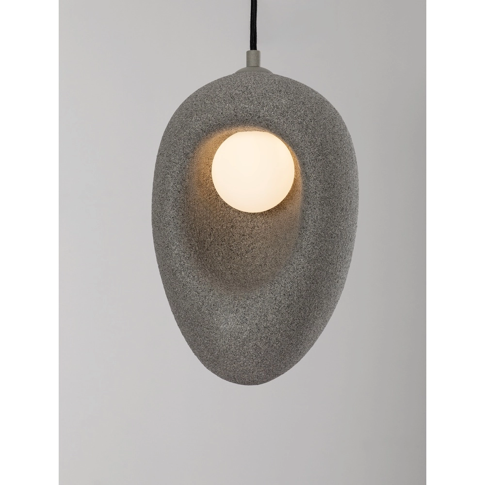 Natural pendant lamp Tempus grey 30cm Lyora 5212017476838