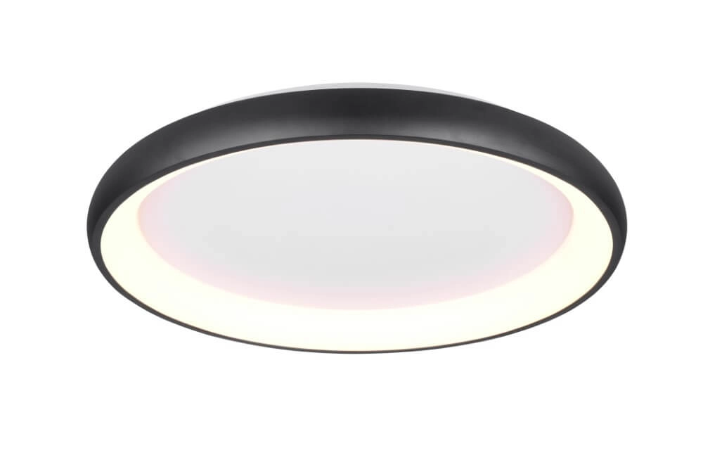 Led ceiling light Cardona black - Ø 75cm Trio 4017807613940