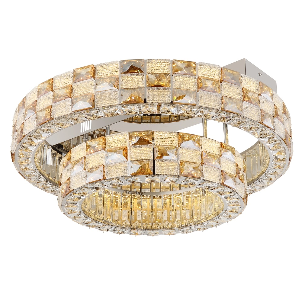 Ceiling lamp Lidia Ø 61cm chrome Globo 9007371583096