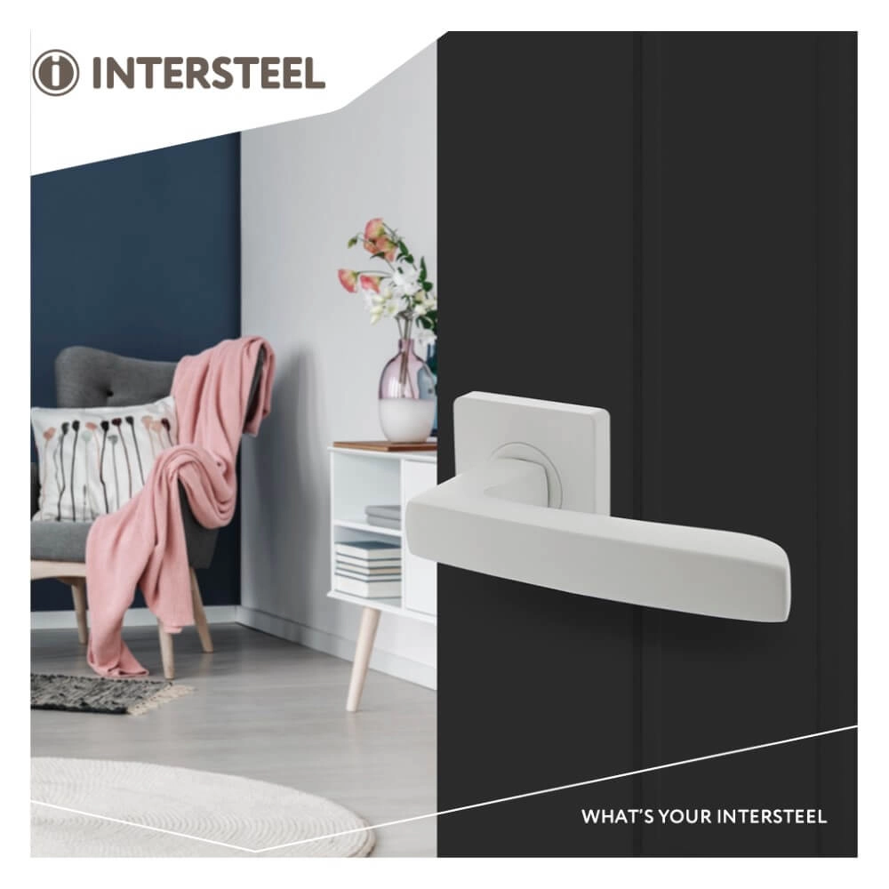 Tight door handle Minos white Intersteel 8714186494059